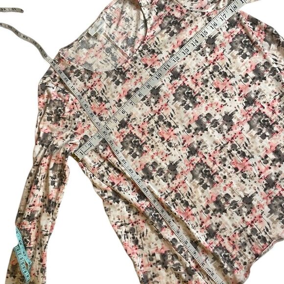 J. Jill Pure Jill Abstract Watercolor Top - Picture 4 of 9